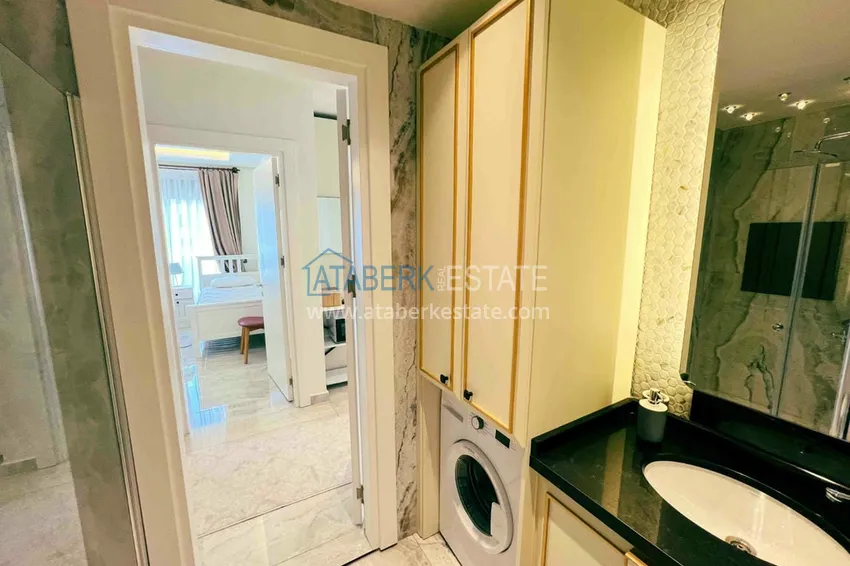 Purchase  Apartment in the center of Alanya in a new residential complex - Cleopatra Beach area 12 