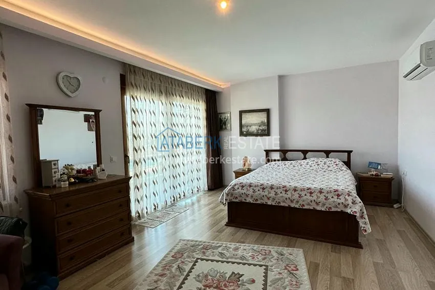 Purchase Garden duplex overlooking the sea and the fortress in the center of Alanya — suitable for citizenship and residence permits 21 