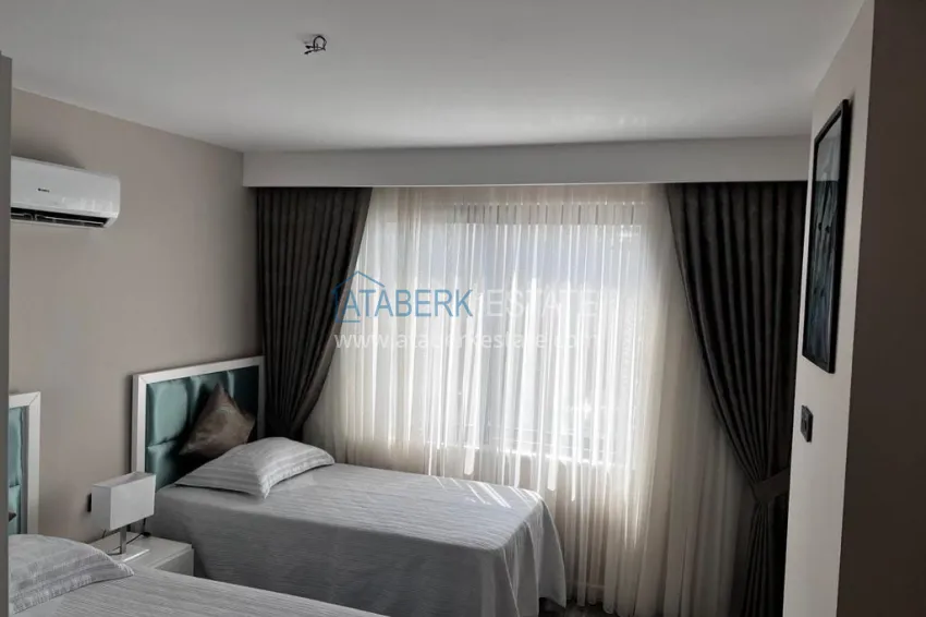 Purchase Duplex apartment in picturesque Kargicak, Alanya - furniture, sauna, jacuzzi and sea view 19