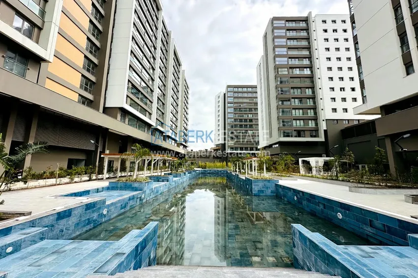 Apartment with a separate kitchen, dressing room and sea view in a premium complex — Antalya, Kepez 1 