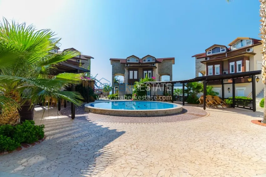 Duplex apartment with furniture, separate kitchen and sea view - Alanya, Turkler district 1 