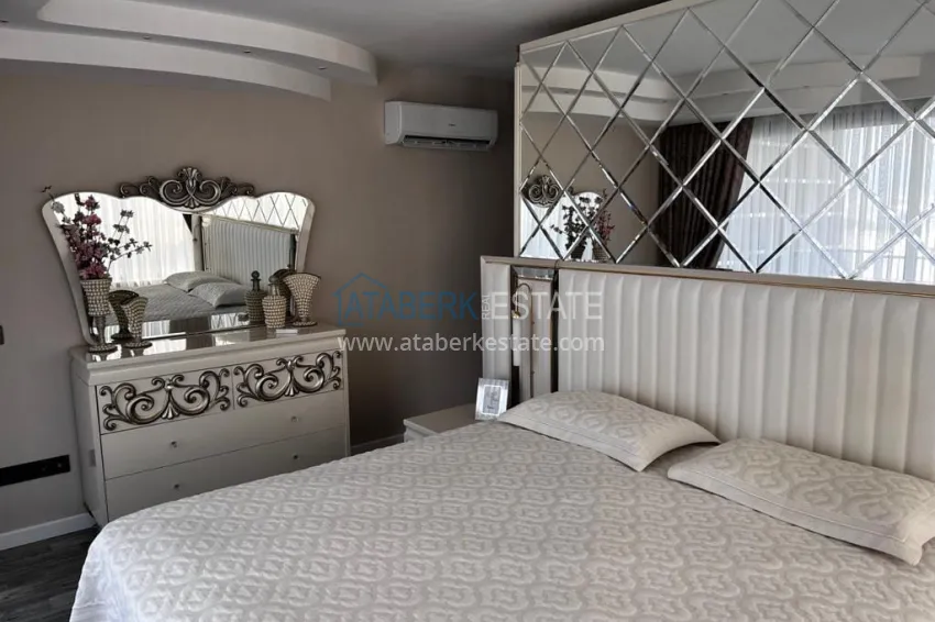 Purchase Duplex apartment in picturesque Kargicak, Alanya - furniture, sauna, jacuzzi and sea view 22