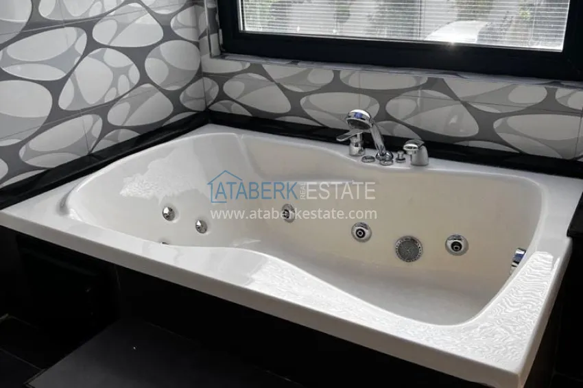 Purchase Duplex apartment in picturesque Kargicak, Alanya - furniture, sauna, jacuzzi and sea view 26