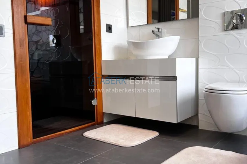 Purchase Duplex apartment in picturesque Kargicak, Alanya - furniture, sauna, jacuzzi and sea view 28