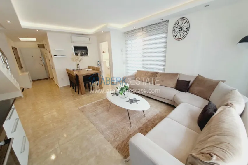 Purchase Furnished penthouses with glazed balconies in the center of Alanya - Cleopatra beach area 2 