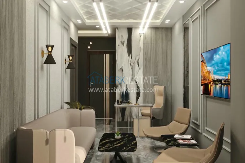 Purchase Office space in a business center in the business part of Alanya — Kucukhasbahce district 3 