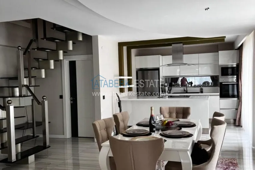 Purchase Duplex apartment in picturesque Kargicak, Alanya - furniture, sauna, jacuzzi and sea view 2