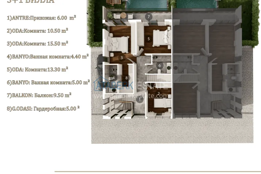 Buy cheap A new project in Antalya is a luxury cottage complex in the picturesque Dosemealti area. Citizenship property 2 