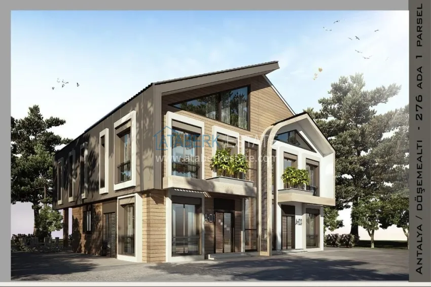 A new project in Antalya is a luxury cottage complex in the picturesque Dosemealti area. Citizenship property 17 