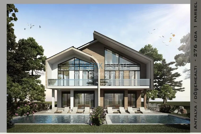 A new project in Antalya is a luxury cottage complex in the picturesque Dosemealti area. Citizenship property 18 