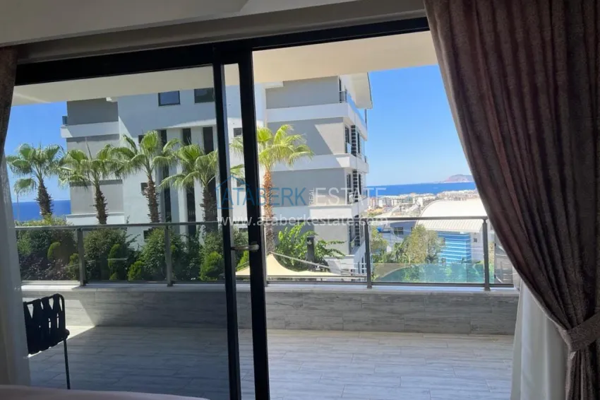 Purchase Duplex apartment in picturesque Kargicak, Alanya - furniture, sauna, jacuzzi and sea view 35