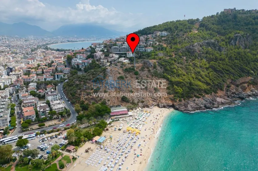 Exclusive flat with panoramic sea view in the centre of Alanya - 200 meters Cleopatra beach 1 