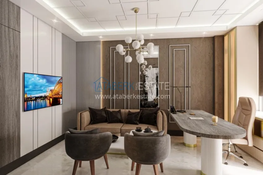 Purchase Office space in a business center in the business part of Alanya — Kucukhasbahce district 4 