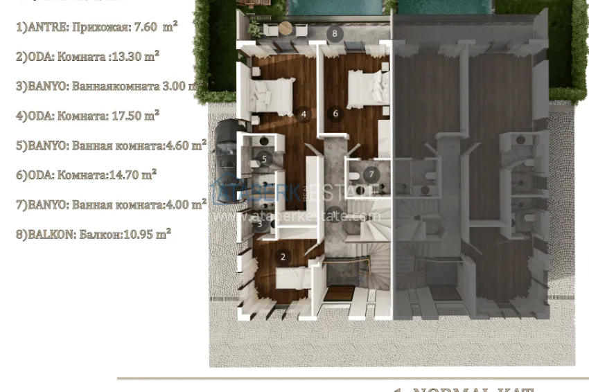 Buy cheap A new project in Antalya is a luxury cottage complex in the picturesque Dosemealti area. Citizenship property 4 