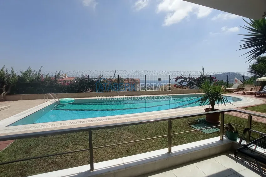 Purchase Garden duplex overlooking the sea and the fortress in the center of Alanya — suitable for citizenship and residence permits 44 