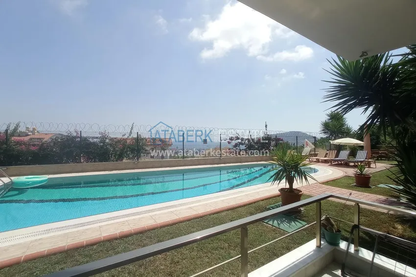 Purchase Garden duplex overlooking the sea and the fortress in the center of Alanya — suitable for citizenship and residence permits 46 