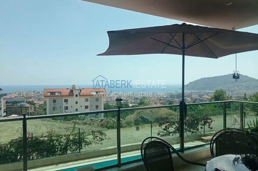 Purchase Garden duplex overlooking the sea and the fortress in the center of Alanya — suitable for citizenship and residence permits 47 