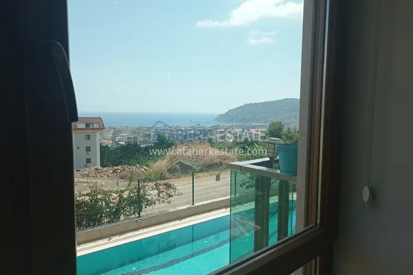 Purchase Garden duplex overlooking the sea and the fortress in the center of Alanya — suitable for citizenship and residence permits 48 