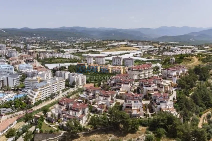 Duplex apartment with furniture, separate kitchen and sea view - Alanya, Turkler district 4 