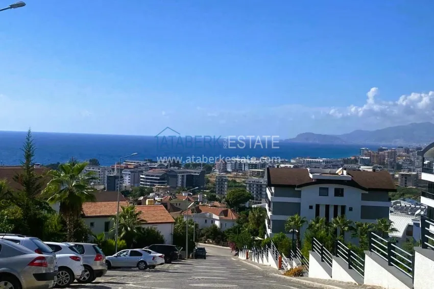 Duplex apartment in picturesque Kargicak, Alanya - furniture, sauna, jacuzzi and sea view 5