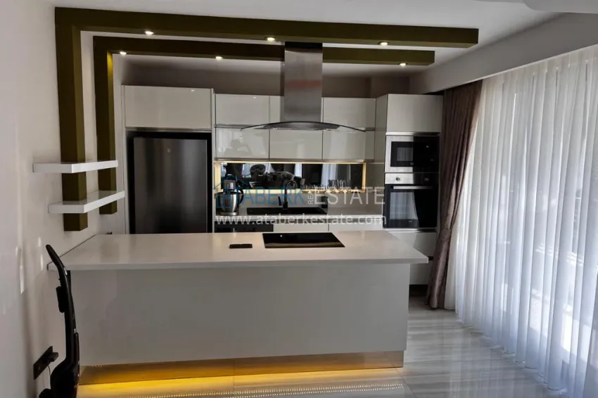 Purchase Duplex apartment in picturesque Kargicak, Alanya - furniture, sauna, jacuzzi and sea view 6