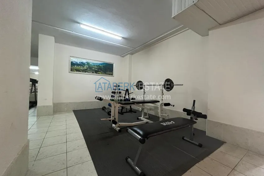 Apartment 2+1 with furniture, glazed balcony and sea view, Alanya center 8 