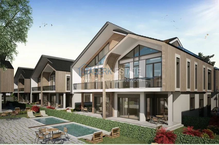 A new project in Antalya is a luxury cottage complex in the picturesque Dosemealti area. Citizenship property 8 