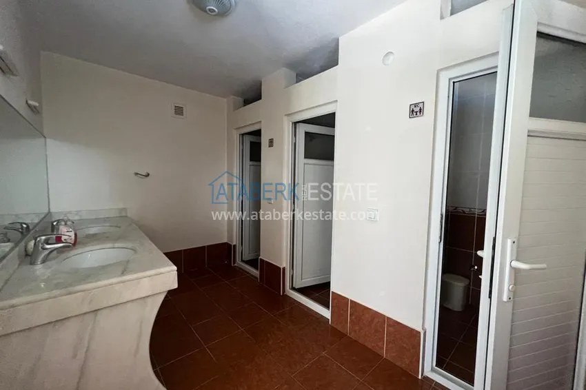Apartment 2+1 with furniture, glazed balcony and sea view, Alanya center 11 