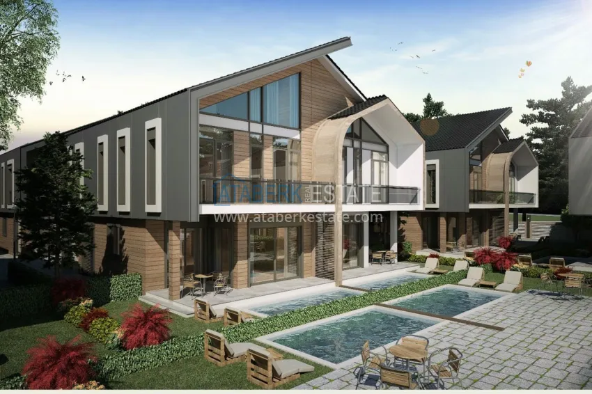 A new project in Antalya is a luxury cottage complex in the picturesque Dosemealti area. Citizenship property 9 