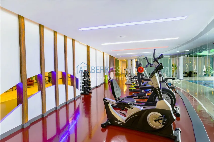 Duplex apartment in picturesque Kargicak, Alanya - furniture, sauna, jacuzzi and sea view 9