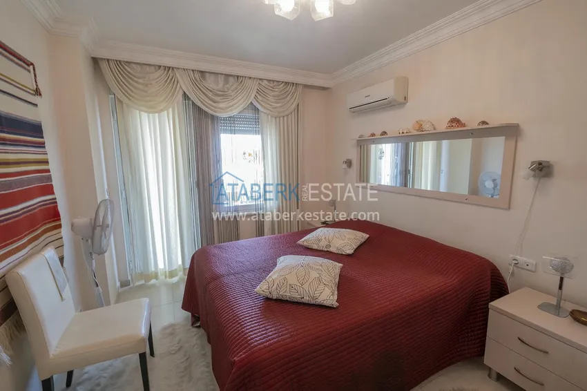 Purchase  Apartment 2+1 with furniture, glazed balcony and sea view, Alanya center 8 