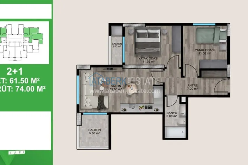 Buy cheap  Apartments in a new residential complex under construction in Erdemli district - Mersin 1 