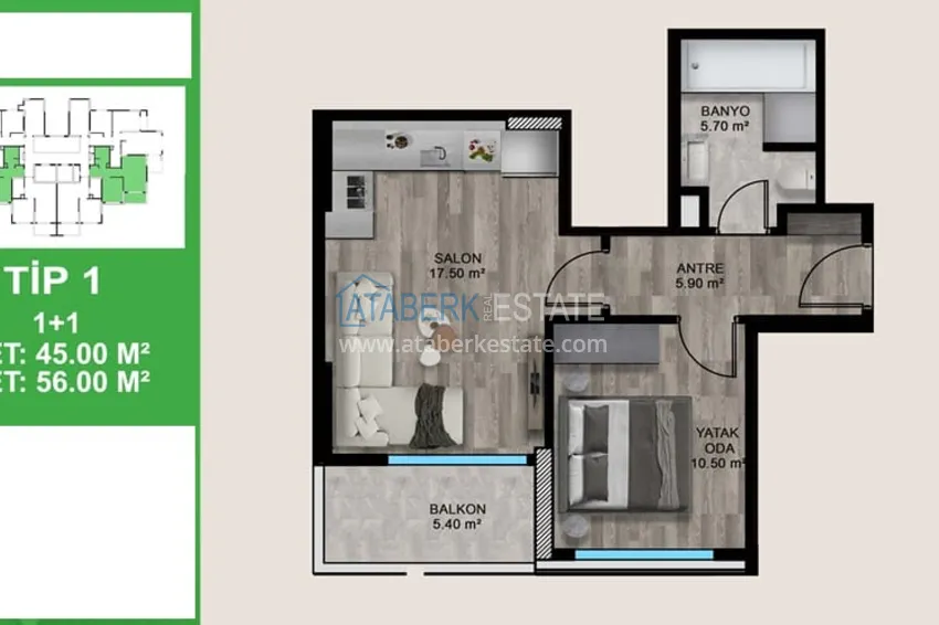 Buy cheap  Apartments in a new residential complex under construction in Erdemli district - Mersin 3 