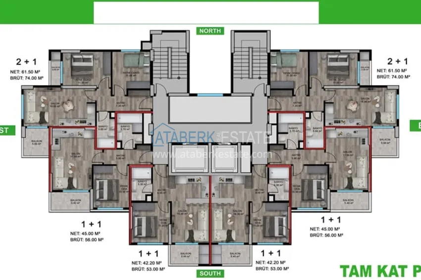 Buy cheap  Apartments in a new residential complex under construction in Erdemli district - Mersin 2 