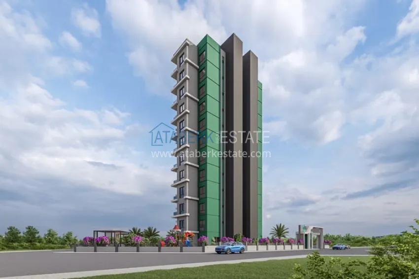 Comfort segment complex project under construction in Kargıpınarı district - Mersin 6 