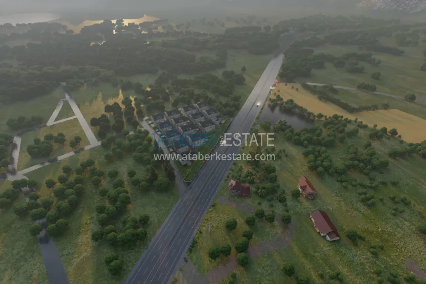 A new project in Antalya is a luxury cottage complex in the picturesque Dosemealti area. Citizenship property 15 