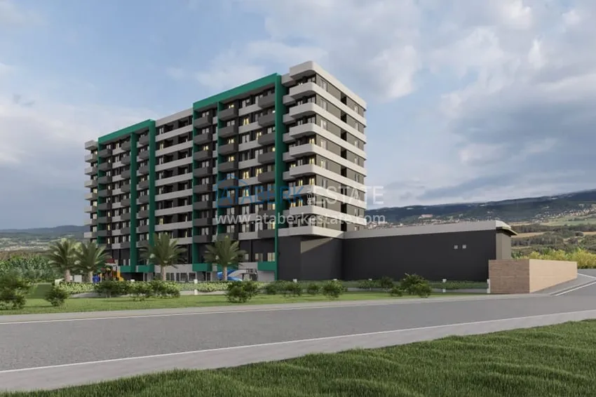 New project of a modern residential complex under construction Tomyuk-Mersin 3 