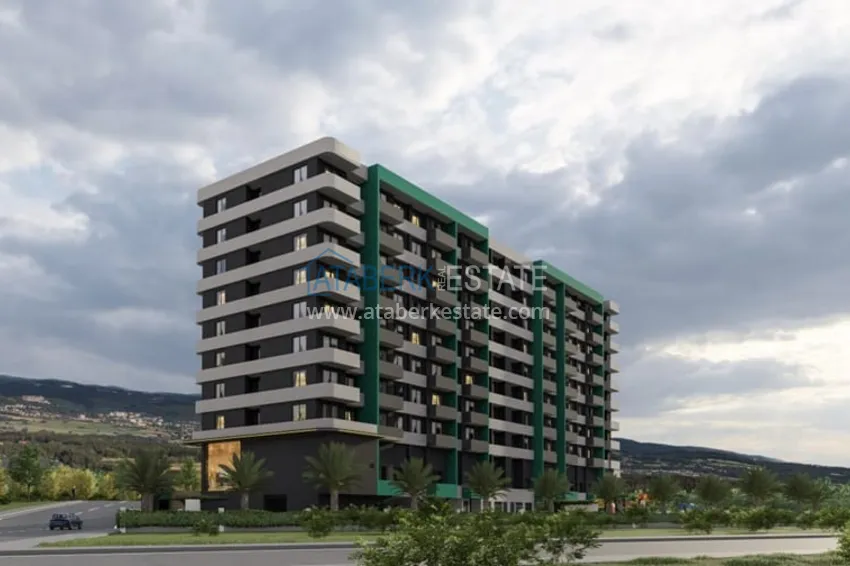 New project of a modern residential complex under construction Tomyuk-Mersin 4 