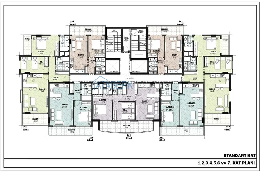 Buy cheap Furnished apartment directly from the owner in Alanya, Avsallar district 1 