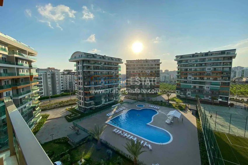 Compact one bedroom apartment in Alanya, Avsallar area 7 