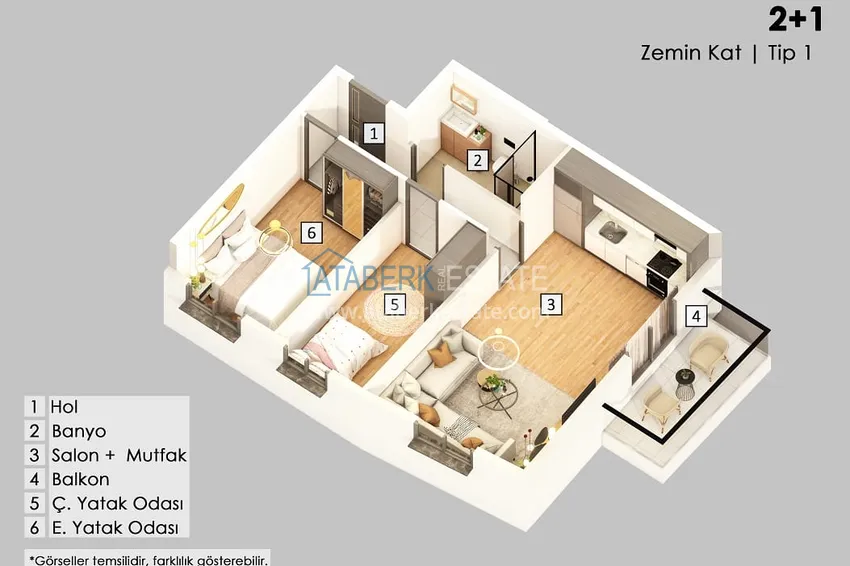 Buy cheap Apartments in the center of Antalya directly from the developer in the complex under construction 5 