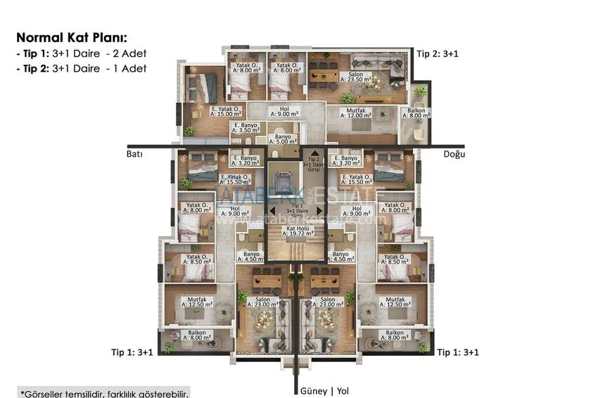 Buy cheap Apartments in the center of Antalya directly from the developer in the complex under construction 2 