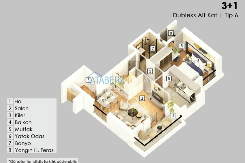 Buy cheap Investment-attractive project in the center of Antalya boutique complex 8 