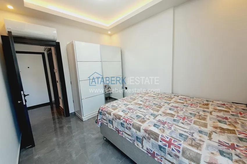 Purchase  One bedroom apartment with modern interior in Alanya, Oba area 10 