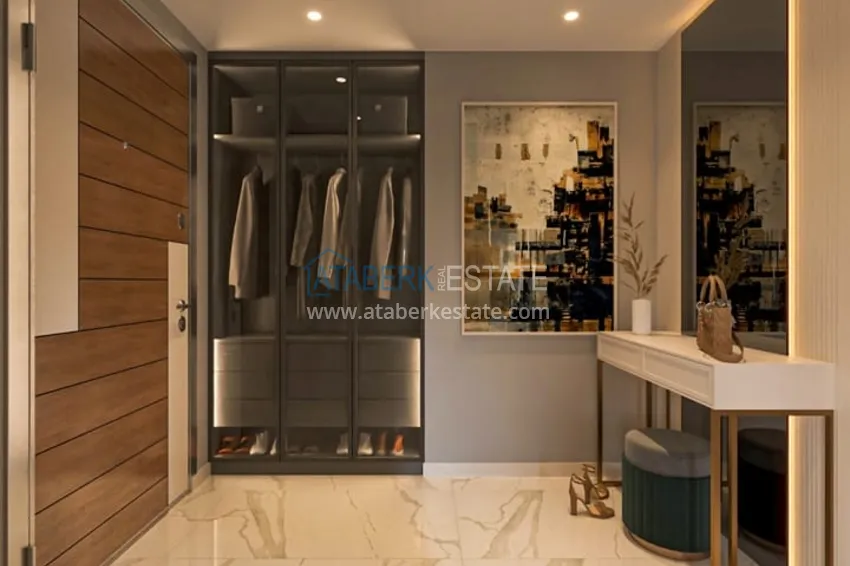 Purchase 1+1 apartments in a new residential complex under construction Soli - Mersin area 12 