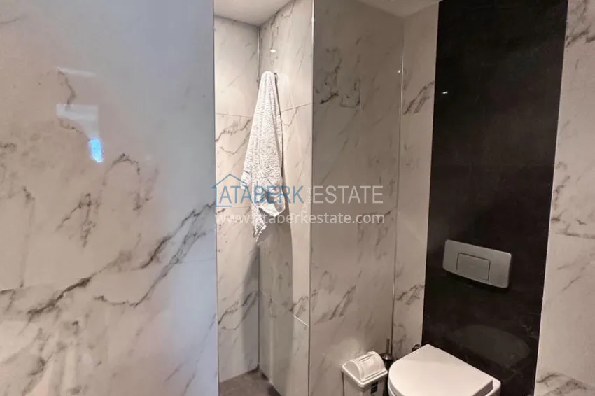 Purchase Stylish 3+1 linear apartment with panoramic views in a picturesque corner of Alanya — Mahmutlar district 12 