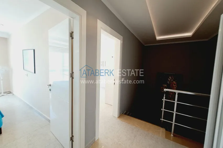 Purchase  Duplex apartment with furniture directly from the owner in Alanya, Oba district of Alanya. 14 