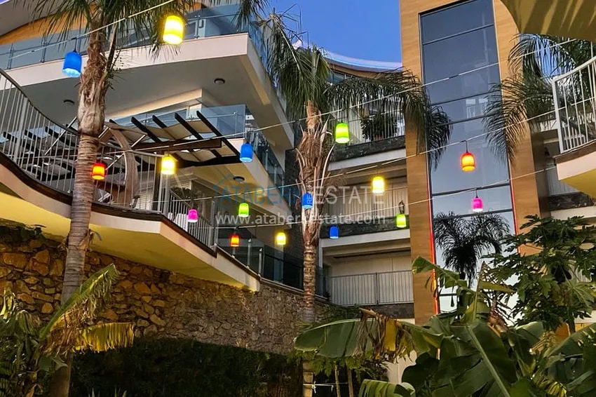 Apartment with access to the garden in a residence with a hotel concept — Alanya, Konakli district  14 