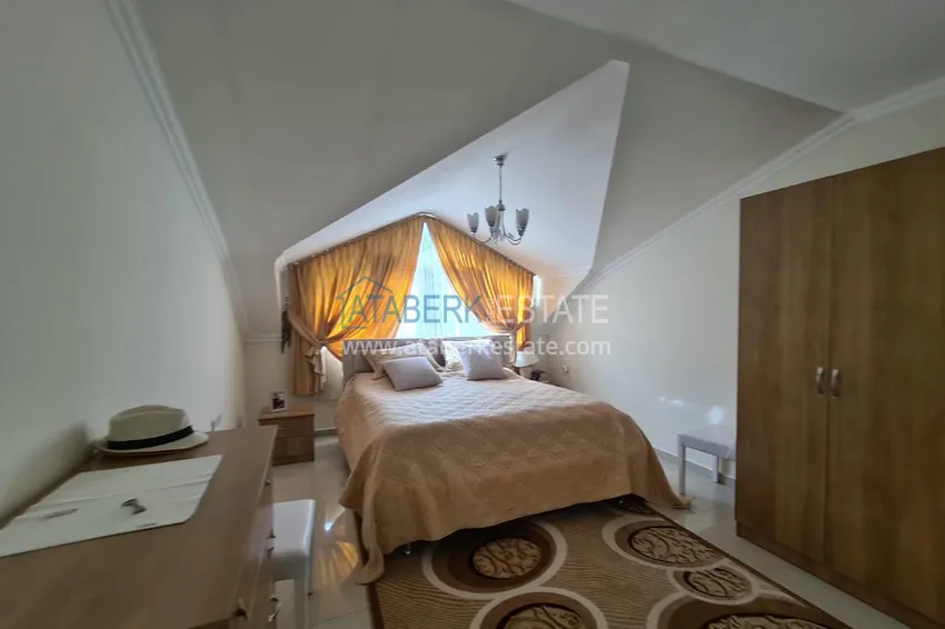 Purchase Real estate for residence permit! Duplex apartment with furniture and sauna on the first beach - the center of Alanya 14