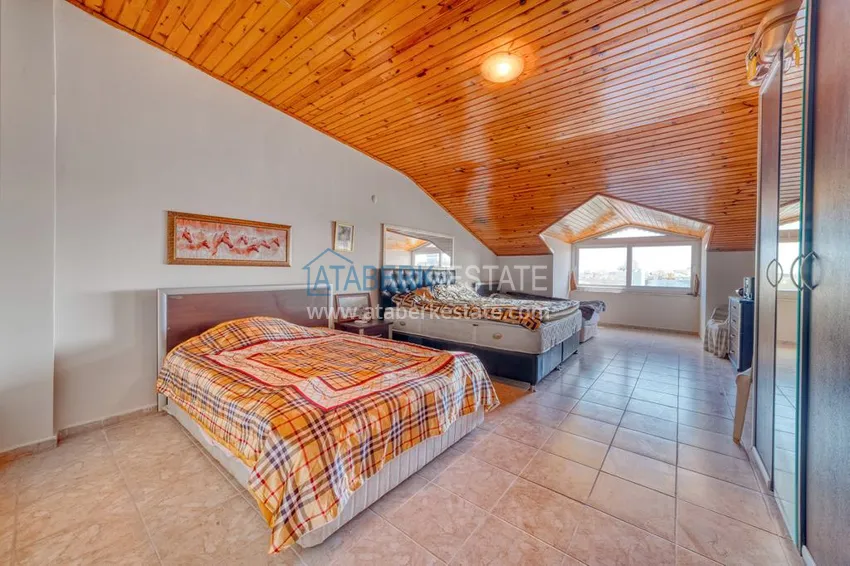 Purchase Real estate for residence permit. Penthouse duplex in Tosmur, furnished with sea view 17 